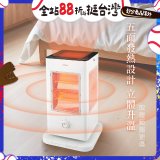 【KINYO】五面取暖直立式電暖器 (黑EH-838/白EH-520)