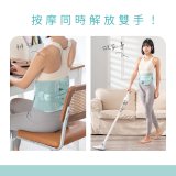 【KINYO】 輕盈護．免持舒緩護腰按摩帶 (IAM-2711)