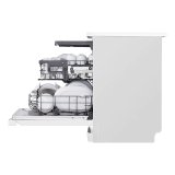【登錄送微波爐】LG 14人份 QuadWash™ 蒸氣洗碗機｜雲朵白 (DFB533FW)
