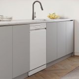 【登錄送微波爐】LG 14人份 QuadWash™ 蒸氣洗碗機｜雲朵白 (DFB533FW)