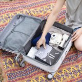 【BIGGER】20吋前開蓋摺疊箱【菱格紋】