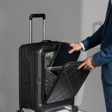 【BIGGER】20吋前開蓋摺疊箱【菱格紋】