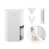 486xLG獨家 PuriCare™ 雙變頻除濕機19.6公升 時尚款 白色 DD201MWE0