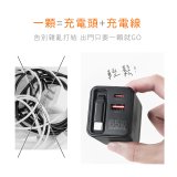【KINYO】自帶線‧快充充電器65W (PDCB-365)