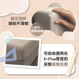 MAXRO 銀離子抗菌玩色床包組  MX-FS01 奶茶咖/藍莓藍/芝麻灰