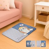 【瑪思特】頂級吸水地墊-貓咪系列 - 雨衣小貓