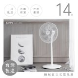 【KINYO】14吋機械直立式電風扇 (ACF-3142)