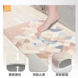 【rubber anne】頂級軟式珪藻土吸水地墊-花磚系列(60*40cm) 