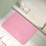 【rubber anne】頂級軟式珪藻土吸水地墊-櫻花系列(60*40cm)