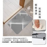 【日竹門】頂級軟式珪藻土吸水地墊-霧光幾何(60*40cm)