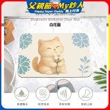 【日竹門】頂吸軟式珪藻土吸水地墊-北歐貓咪/世界名畫系列(60*40cm)