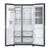 【新竹門市展示機】LG InstaView™敲敲看門中門冰箱 星夜黑 / 734公升 (GR-QPLC82BS)