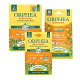 【義大利ORPHEA歐菲雅】艾草花香衣物環境保護片(12片/盒)+掛耳(2掛耳/盒)+香氛袋(3包/盒)