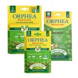 【義大利ORPHEA歐菲雅】艾草花香衣物環境保護片(12片/盒)+掛耳(2掛耳/盒)+香氛袋(3包/盒)
