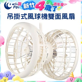 雙生 吊掛式風球機雙面風扇