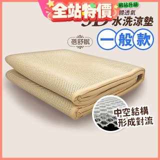 蓓舒眠 3D立體彈簧透氣水洗涼墊 一般款
