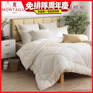 法國MONTAGUT夢特嬌 頂級新羽絲纖維水洗冬被