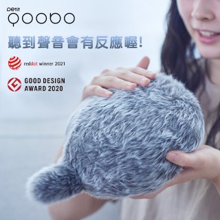 日本 Petit Qoobo療癒擬真寵物尾巴抱枕