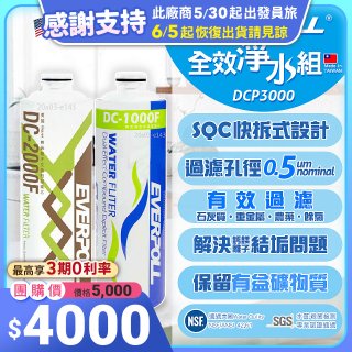 EVERPOLL UVC-903 雙道全效淨水器專用【濾芯組】DCP-3000