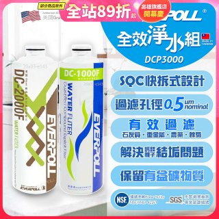 EVERPOLL UVC-903 雙道全效淨水器專用【濾芯組】DCP-3000