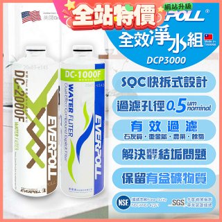 EVERPOLL UVC-903 雙道全效淨水器專用【濾芯組】DCP-3000