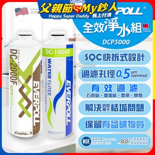 EVERPOLL UVC-903 雙道全效淨水器專用【濾芯組】DCP-3000