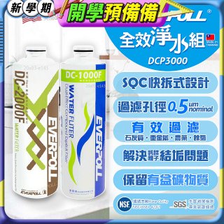 EVERPOLL UVC-903 雙道全效淨水器專用【濾芯組】DCP-3000