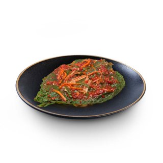 【韓味不二】韓味道-辣味芝麻葉100g(冷凍小菜)-2024/06到期