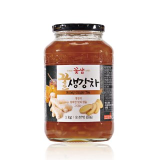 【韓味不二】花泉-蜂蜜薑母茶1瓶(1kg/瓶)-2024/03到期