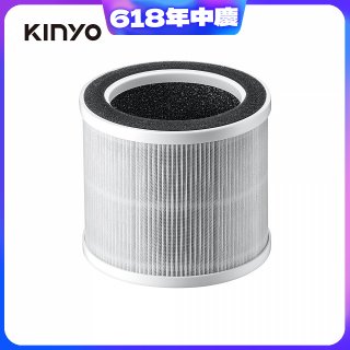 【KINYO】真無線清淨機HEPA濾網(AO600-2)