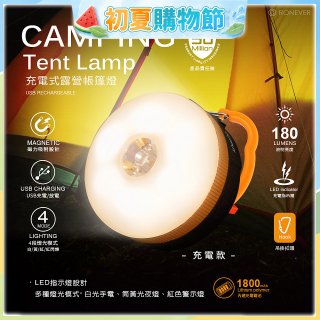 【免運】RONEVER 充電式露營帳篷燈 PA-XPE-2