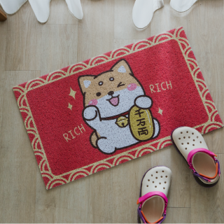 【窩在家All In Home】柴語錄聯名款｜旺旺家柴刮泥地墊(45 x 75cm)