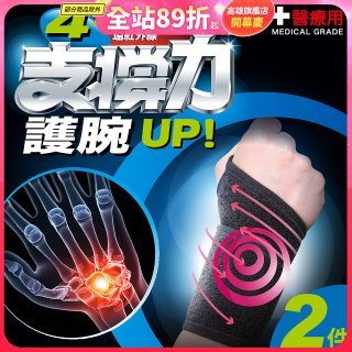【muva】遠紅外線專業支撐護腕2入組