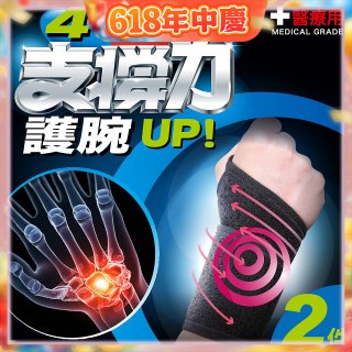 【muva】遠紅外線專業支撐護腕2入組