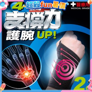 【muva】遠紅外線專業支撐護腕2入組