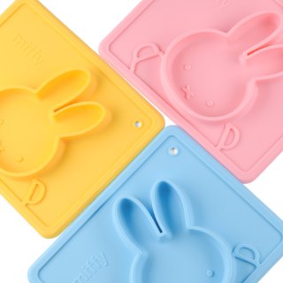 【Miffy米飛】隔熱止滑立體矽膠餐墊