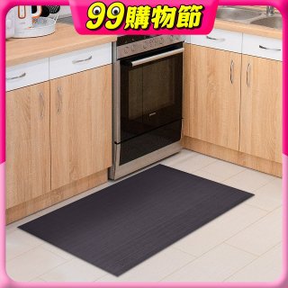 【rubber anne】30秒瞬吸 軟式珪藻土廚房吸水地墊 (90x43cm)