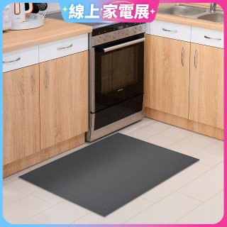 【rubber anne】30秒瞬吸 軟式珪藻土廚房吸水地墊 直角款(75x50cm)