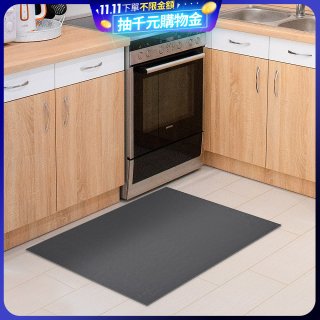 【rubber anne】30秒瞬吸 軟式珪藻土廚房吸水地墊 直角款(75x50cm)