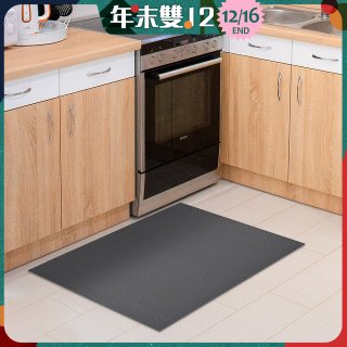 【rubber anne】30秒瞬吸 軟式珪藻土廚房吸水地墊 直角款(75x50cm)