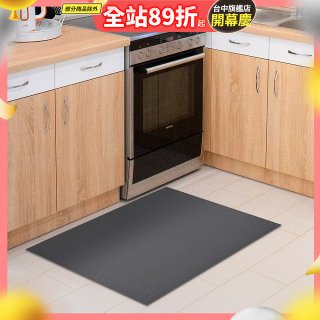 【rubber anne】30秒瞬吸 軟式珪藻土廚房吸水地墊 直角款(75x50cm)