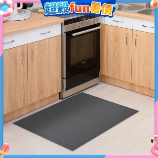 【rubber anne】30秒瞬吸 軟式珪藻土廚房吸水地墊 直角款(75*50cm)