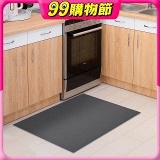 【rubber anne】30秒瞬吸 軟式珪藻土廚房吸水地墊 直角款(75*50cm)