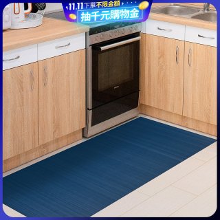 【rubber anne】30秒瞬吸 軟式珪藻土廚房吸水地墊 (120x50cm)