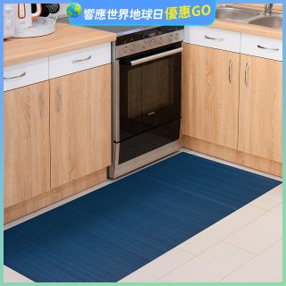 【rubber anne】30秒瞬吸 軟式珪藻土廚房吸水地墊 (120x50cm)