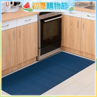 【rubber anne】30秒瞬吸 軟式珪藻土廚房吸水地墊 (120x50cm)