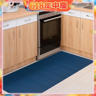 【rubber anne】30秒瞬吸 軟式珪藻土廚房吸水地墊 (120x50cm)