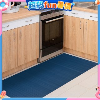 【rubber anne】30秒瞬吸 軟式珪藻土廚房吸水地墊 (120x50cm)