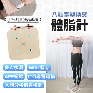 THOMSON WiFi 藍牙ITO八點傳感體脂計 TM-SASC01W 