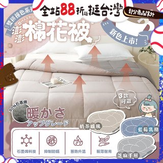 MAXRO 石墨烯銀離子澎澎被180 x 210cm MX-GQ04 